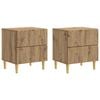 vidaXL Nočn&yacute; stol&iacute;k 2 pcs Dub artisan 43 x 34,5 x 48 cm