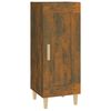 vidaXL Komoda dymov&yacute; dub 34,5x34x90 cm spracovan&eacute; drevo