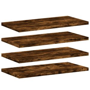 vidaXL N&aacute;stenn&eacute; police 4 ks dymov&yacute; dub 40x20x1,5 cm kompozitn&eacute; drevo