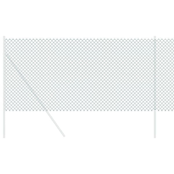 vidaXL Reťazov&yacute; plot Zelen&aacute; 10 x 0,8 m Oceľ