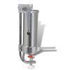 vidaXL Manuálna vertikálna plnička/plnička klobás/výrobník z nehrdzavejúcej ocele 3,5 l