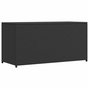 vidaXL Z&aacute;hradn&yacute; &uacute;ložn&yacute; box čierny 120x50x60 cm polyratanov&yacute;