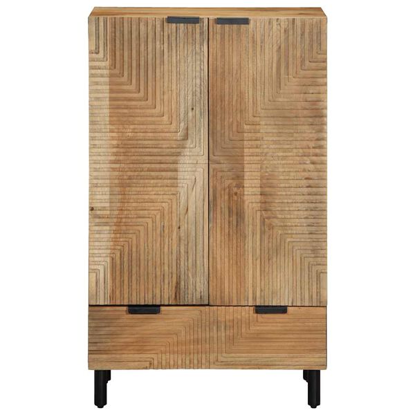 vidaXL Highboard Brown 60x33x100 cm Mas&iacute;vne drevo Mango