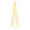 vidaXL LED vianočn&yacute; stromček 485 cm 1632 LED Tepl&aacute; biela Železo Čierna