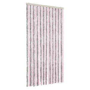 vidaXL Z&aacute;ves proti hmyzu strieborno-siv&yacute; a ružov&yacute; 100x200 cm ženilka