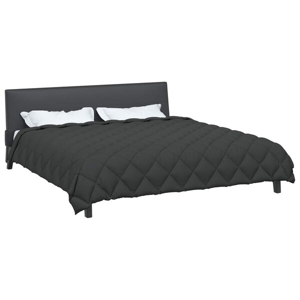 vidaXL Zimn&yacute; prehoz Antracit 200 x 200 cm Mikrovl&aacute;kno