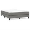 vidaXL Boxspring posteľ s matracom tmavosivá 160x200 cm látka