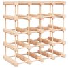 vidaXL Stojan na v&iacute;no na 20 flia&scaron; 46,5x23x46,5 cm borovicov&yacute; mas&iacute;v