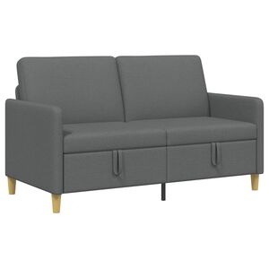 vidaXL Sofa s &uacute;ložn&yacute;m priestorom Tmavosiv&aacute; 152 x 78 x 87 cm Polyester