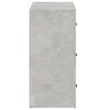 vidaXL Komoda betónovo sivá 80x33x70 cm spracované drevo
