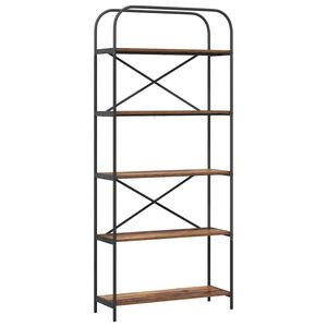 vidaXL Reg&aacute;l na knihy Star&eacute; drevo 80 x 30 x 183 cm Kompozitn&eacute; drevo