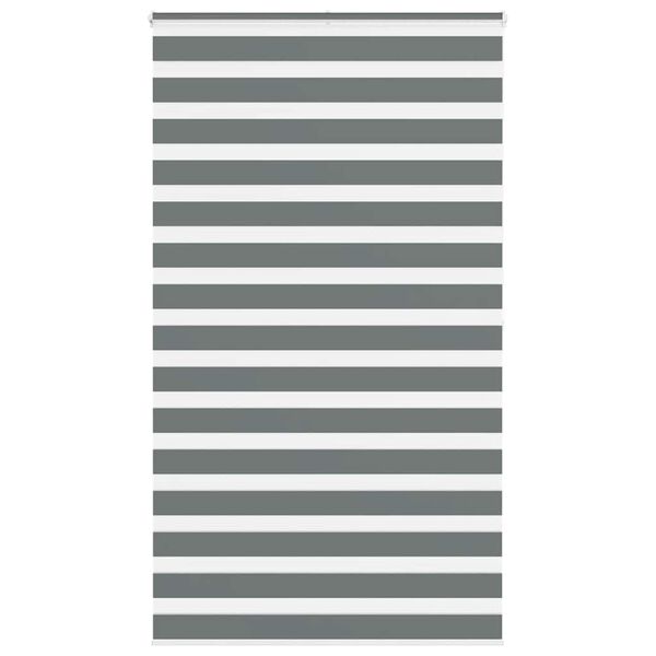 vidaXL Zebra roleta tmavo&scaron;ed&aacute; 135x200 cm &scaron;&iacute;rka l&aacute;tky 130,9cm polyester