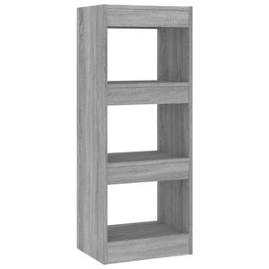 vidaXL Knižnica/deliaca stena siv&yacute; dub sonoma 40x30x103cm drevotrieska