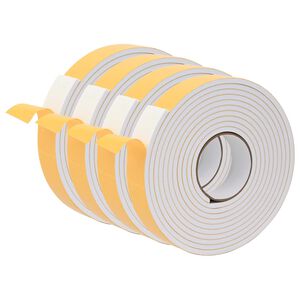 vidaXL Samolepiaca penov&aacute; p&aacute;ska 4 ks Biela 40mm x 5m CR Pena