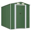 vidaXL Z&aacute;hradn&aacute; k&ocirc;lňa zelen&aacute; 192x274x223 cm pozinkovan&aacute; oceľ