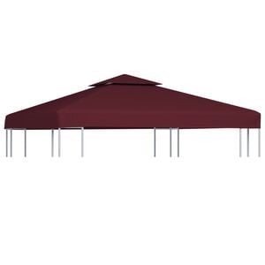 vidaXL Dvojit&aacute; strie&scaron;ka na alt&aacute;nok 310 g/m&sup2;, 3x3 m, bordov&aacute;