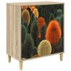 vidaXL Př&iacute;born&iacute;k ZAANDAM Tlač lesa 66 x 36,5 x 75 cm Kompozitn&eacute; drevo