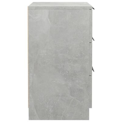 vidaXL Nočný stolík betónovo-sivý 40x36x65 cm
