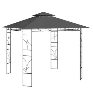 vidaXL Alt&aacute;nok 3x3x2,7 m antracitov&yacute; 160 g/m&sup2;