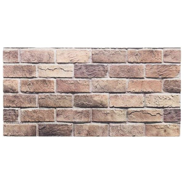 vidaXL N&aacute;stenn&eacute; panely 10 pcs Hned&aacute; a &scaron;ed&aacute; 100 x 50 cm EPS pena