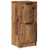 vidaXL Komoda star&eacute; drevo 30x30x70 cm spracovan&eacute; drevo