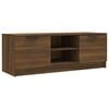 vidaXL TV skrinka, hned&yacute; dub 102x35x36,5 cm, kompozitn&eacute; drevo