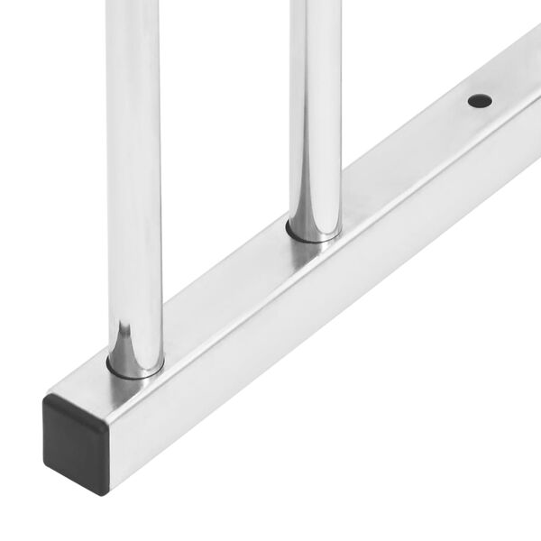 vidaXL Stojan na 2 bicykle pozinkovaná oceľ