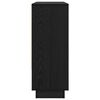 vidaXL Servírovacia skriňa Čierny dub 97 x 29 x 75 cm Kompozitné drevo