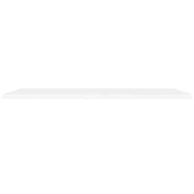 vidaXL Plávajúca nástenná polica, biela 120x23,5x3,8 cm, MDF