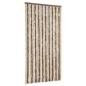 vidaXL Z&aacute;ves proti hmyzu, tmavohnedo b&eacute;žov&yacute; 90x220 cm, ženilka