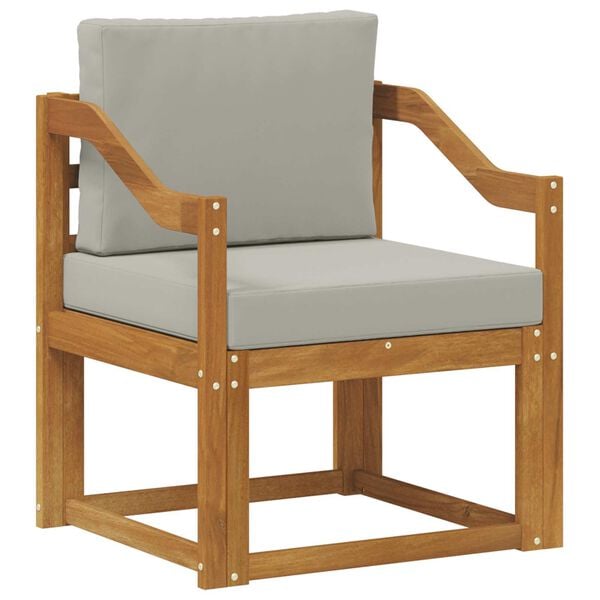 vidaXL Vonkaj&scaron;ia pohovka Mas&iacute;vne ak&aacute;ciov&eacute; drevo a polyester