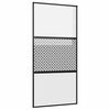 vidaXL Sklenen&eacute; dvere 102,5 x 2 x 205 cm Hlin&iacute;k Čierna