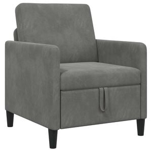 vidaXL Sofa s &uacute;ložn&yacute;m priestorom Tmavosiv&aacute; 72 x 78 x 87 cm Polyester