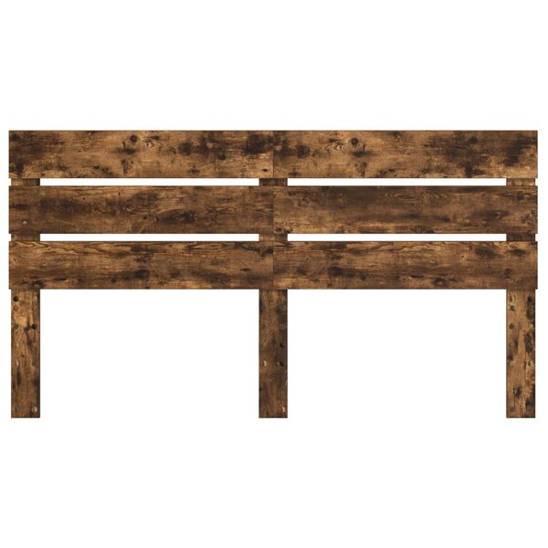 vidaXL Zadn&eacute; čelo Dymov&aacute; dub 200 cm Kompozitn&eacute; drevo