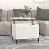 vidaXL Konferenčn&yacute; stol&iacute;k leskl&yacute; biely 60x44,5x45 cm spracovan&eacute; drevo