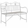 vidaXL Z&aacute;hradn&aacute; lavička 2 -Seater 103,5 x 59 x 89 cm Oceľ