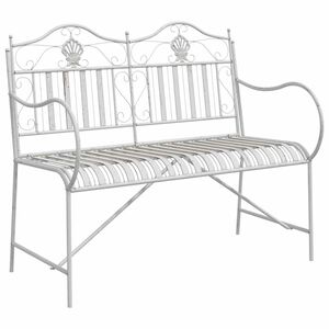vidaXL Z&aacute;hradn&aacute; lavička 2 -Seater 103,5 x 59 x 89 cm Oceľ
