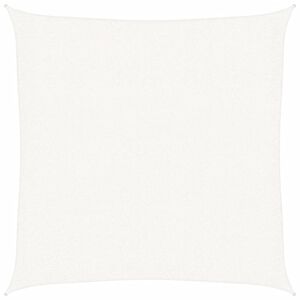 vidaXL Tieniaca plachta biela 2x2 m HDPE &scaron;tvorcov&aacute;