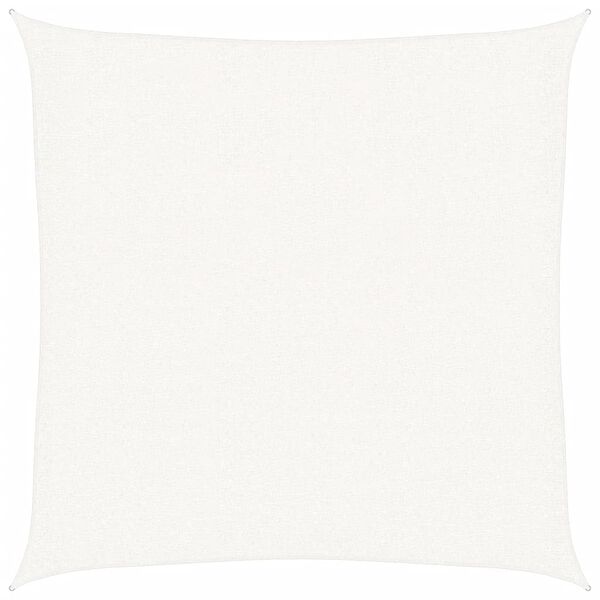 vidaXL Tieniaca plachta biela 2x2 m HDPE &scaron;tvorcov&aacute;