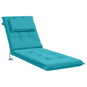 vidaXL Vank&uacute;&scaron; na ležadlo GEMERT 100% polyester Tyrkysov&aacute;