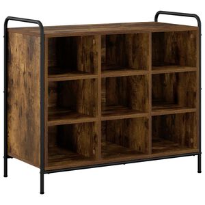vidaXL Skriňa na top&aacute;nky 85 x 39,5 x 75 cm Kompozitn&eacute; drevo Dymov&yacute; dub