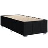 vidaXL Posteľn&yacute; r&aacute;m boxspring s matracom čierny 90x200 cm l&aacute;tka