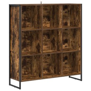 vidaXL Knižnica 99,5 x 30 x 108 cm Kompozitn&eacute; drevo Dymov&aacute; dub
