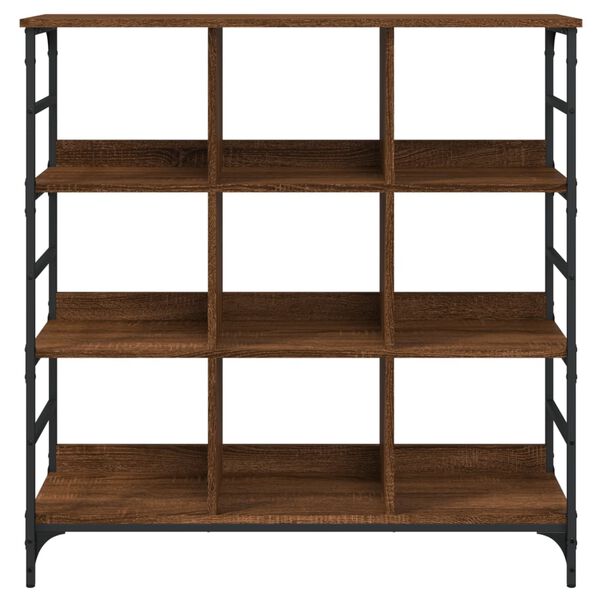 vidaXL Komoda hnedý dub 102x32x103,5 cm kompozitné drevo