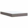 vidaXL Boxspring posteľ s matracom sivohned&aacute; 120x190 cm l&aacute;tka