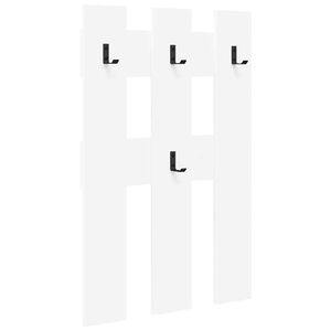 vidaXL Ve&scaron;iak na stenu N&aacute;stenn&yacute; Biela 65 x 3 x 100 cm Kompozitn&eacute; drevo