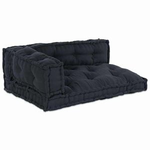 vidaXL Vank&uacute;&scaron; na paletov&yacute; gauč 3 pcs Antracitov&aacute; 120 x 80 x 38 cm