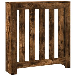 vidaXL Kryt na radi&aacute;tor dymov&yacute; dub 78x20x82 cm kompozitn&eacute; drevo
