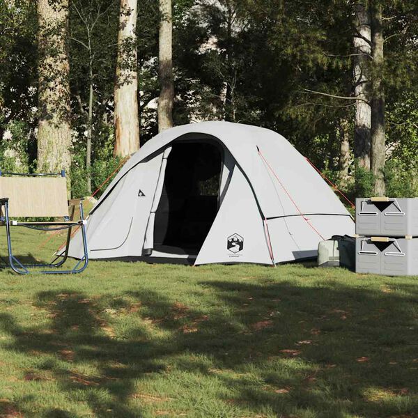 VidaXL Family Stan Cabin 6-person White Blackout Fabric Waterproof