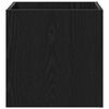 vidaXL Kvetinový box Čierny dub 40 x 38,5 x 40 cm Kompozitné drevo